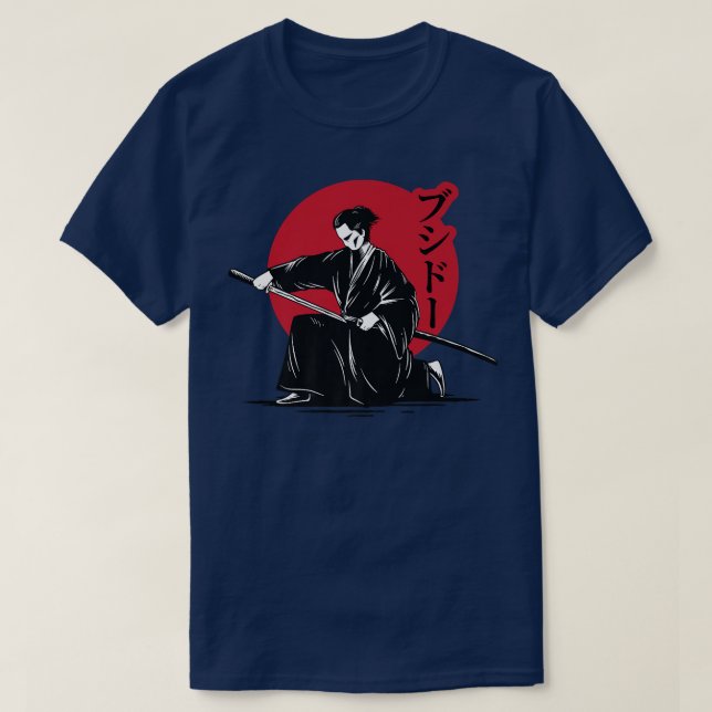 Camiseta Arte cultural de Japón Samurais Estética japonesa  (Diseño del anverso)