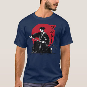 Camiseta Arte cultural de Japón Samurais Estética japonesa