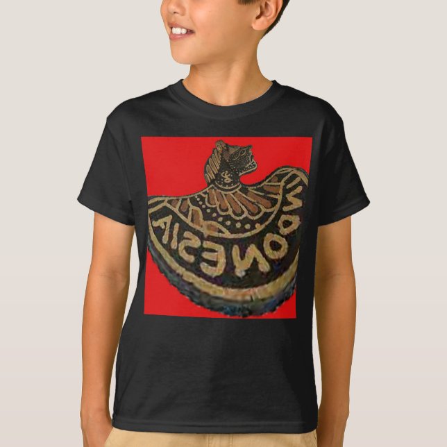 Camiseta Arte cultural de mascota en la sombra de Japón en  (Anverso)