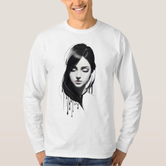 Camiseta Arte Cute Chica Face 2023