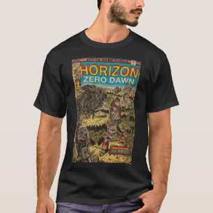 Camiseta Arte de abanico de portada cómica Horizon Zero Daw