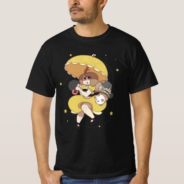 Camiseta Arte de abejas y puppycat (Anverso)