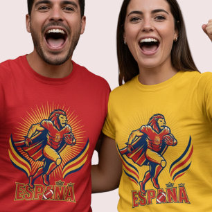 Camiseta Arte de Acción Orgullo Nacional León Fútbol España