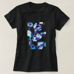 Camiseta arte de acuarela de hojas de eucalipto
