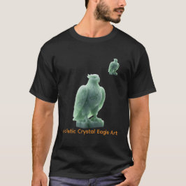 Camiseta Arte de Águila de Cristal Holístico