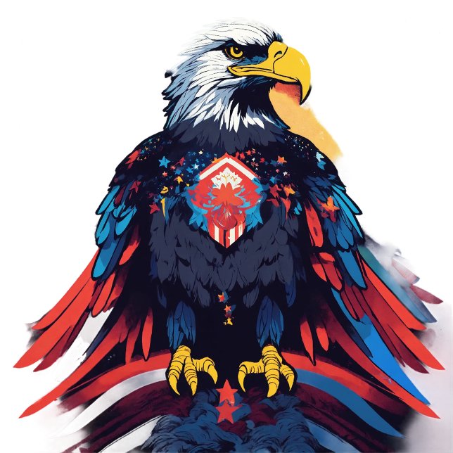 Camiseta Arte de águila patriótica (Subido por el creador)