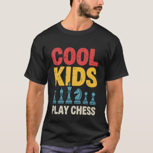 Camiseta Arte de ajedrez genial para niños y niñas amantes