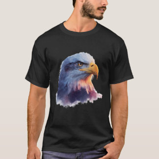 Camiseta Arte de amante de águilas animales gráfico de bosq