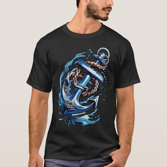 Camiseta Arte de Ancla (Anverso)
