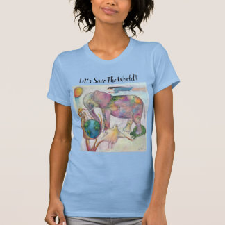 Camiseta Arte de animales caprichosos