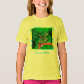 Camiseta Arte de animales de loro de Amazonía amarilla