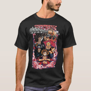 Camiseta Arte de Anime de Pirata Villano Shichibukai