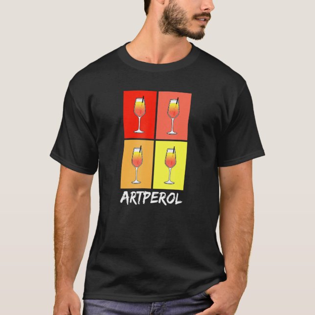 Camiseta Arte De Aperol - Artperol - Amo Aperol - Favorito (Anverso)