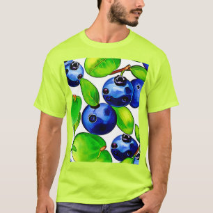Camiseta Arte de arándano fresco