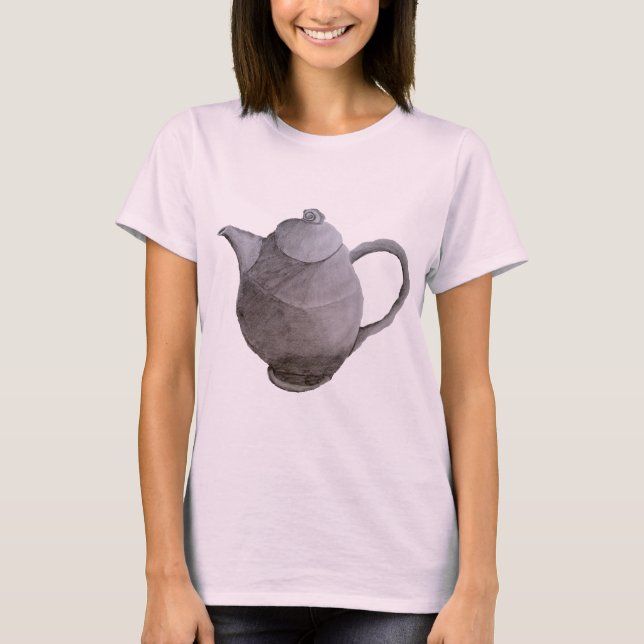 Camiseta Arte de arte de Teapot ilustracion arte cocina (Anverso)