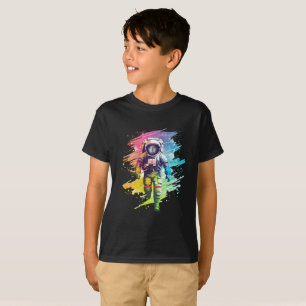 Camiseta Arte de astronauta de foto personalizada