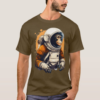 Camiseta Arte de astronauta de monos
