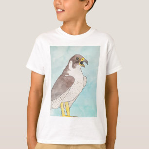 Camiseta Arte de aves acuáticas de Peregrine Falcon
