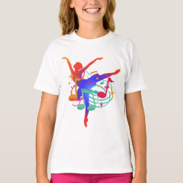 Camiseta Arte de Bailarina Elegante – Danza y Expresión