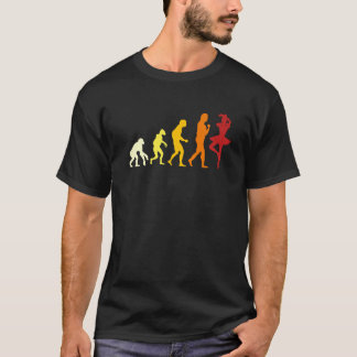 Camiseta Arte de Bailarina Linda para Chicas Adolescentes B