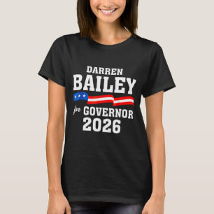 Camiseta Arte de Bailey 2026 Darren para Gobernador