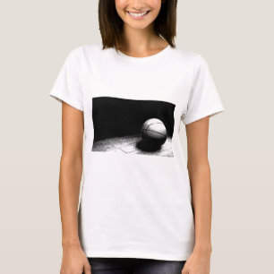 Camiseta Arte de baloncesto blanco negro