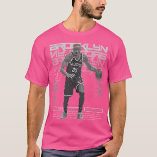 Camiseta Arte de Baloncesto de Nic Claxton Nets