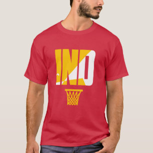 Camiseta Arte de baloncesto IND Retro Azul
