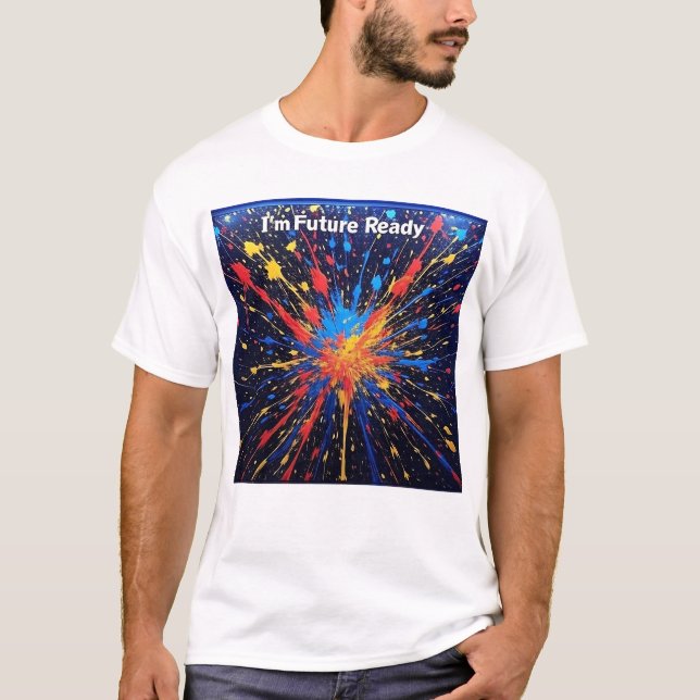Camiseta Arte de bandeja de tinta (Anverso)