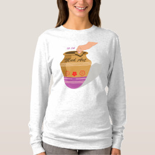 Camiseta Arte de barro cultural - 15 de abril