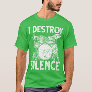 Camiseta Arte de batería lindo Hombres Mujeres Baterista Ro
