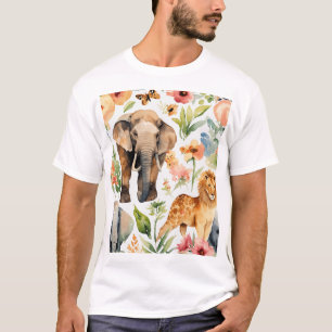 Camiseta Arte de belleza de naturaleza mixta salvaje"