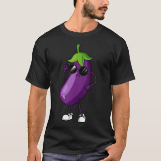 Camiseta Arte de berenjena genial para hombres mujeres niño