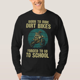 Camiseta Arte De Bicicleta De Suciedad Cuta Para Hombres Mu