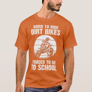 Camiseta Arte De Bicicleta De Suciedad Cuta Para Hombres Mu
