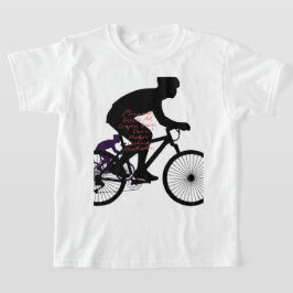 Camiseta Arte de Bicicleta Minimalista – 