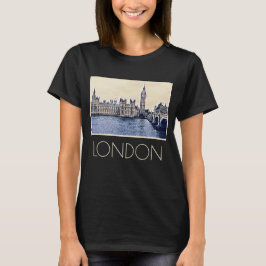 Camiseta Arte de Big Ben London Watercolor