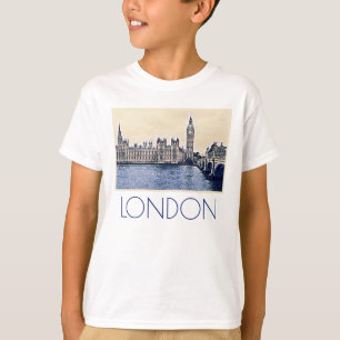 Camiseta Arte de Big Ben London Watercolor