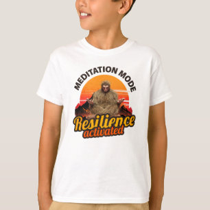 Camiseta Arte de Bigfoot con Modo de Meditación Resiliencia