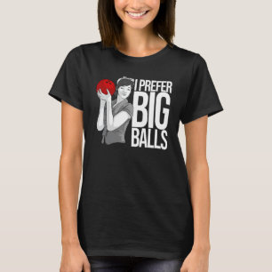 Camiseta Arte De Boliche Para Mujeres Chica Graciosa Bowlin