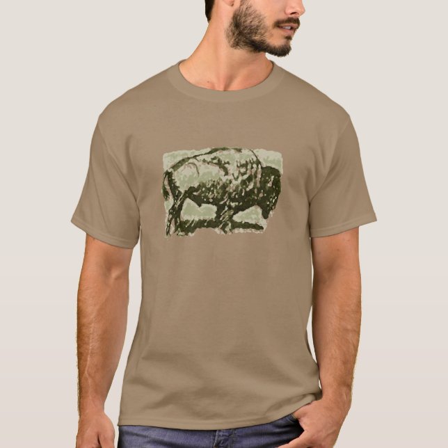 Camiseta Arte de búfalo (Anverso)