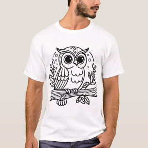 Camiseta Arte de búho