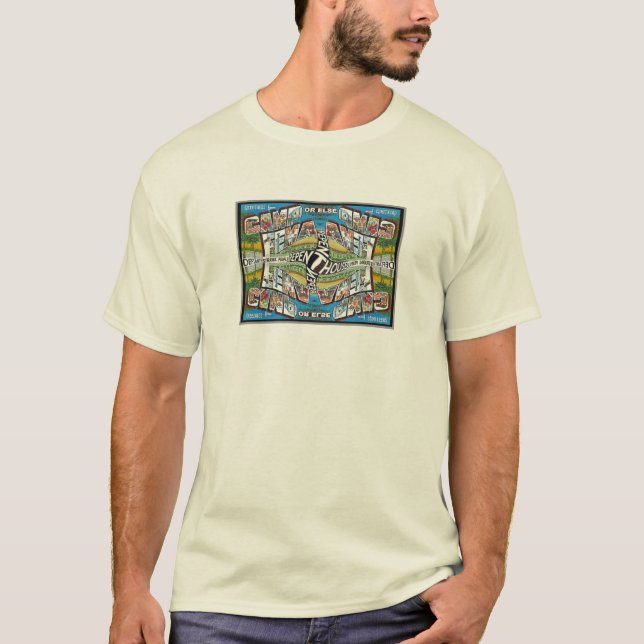 Camiseta Arte de BZ: Campo FEMA (Anverso)