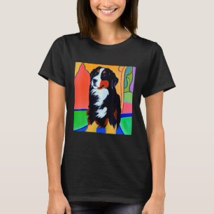 Camiseta Arte de cachorro de perro de montaña de Berna Smil