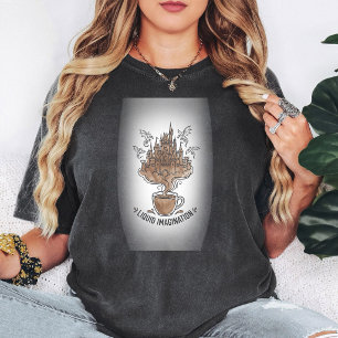 Camiseta Arte de café Imaginación Líquida Castillo del Drag
