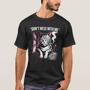 Camiseta Arte de calle de gato duro callejón hardcore lluvi