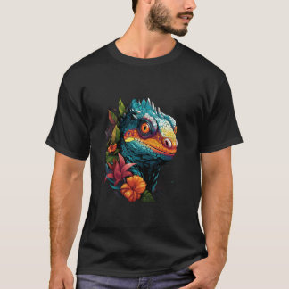Camiseta Arte de camaleón para hombres