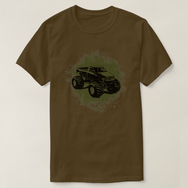 Camiseta Arte de camión monstruo2061 (Diseño del anverso)