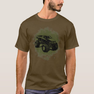 Camiseta Arte de camión monstruo2061