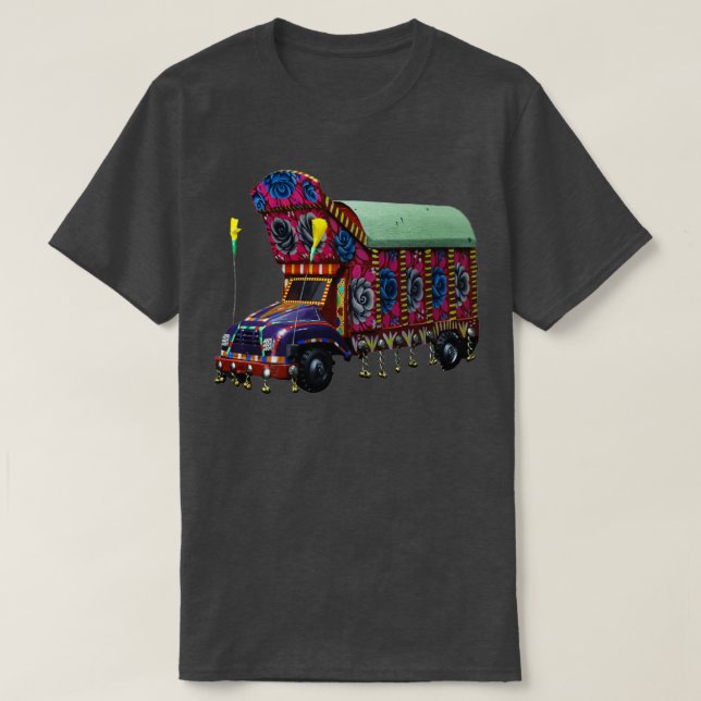 Camiseta Arte de camiones (Diseño del anverso)